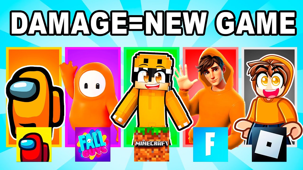 Roblox, But If I Take Damage I Switch Games!