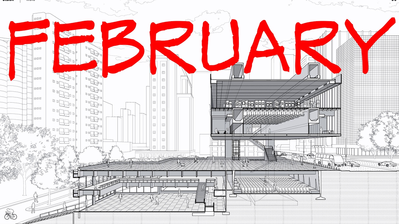 Февральский конкурс &mdash; Архитектурные ежедневные зарисовки