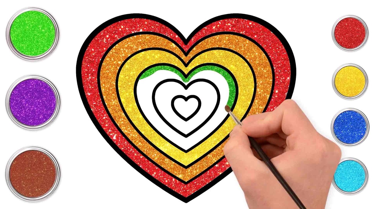🌈How To Draw A Heart ❤️| Valentine's Day | Step By Step Drawing | Hooplakidz HowTo