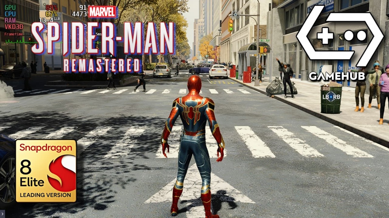 🔴Marvel’s Spider-Man Remastered on Redmagic 10S Pro | SD 8Elite | GameHub | Just Chilling #2026