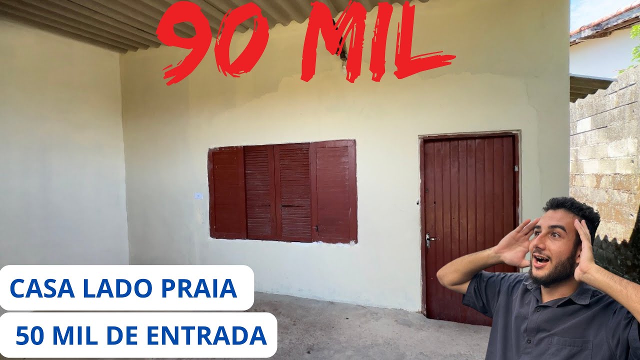 CASA POR 90 MIL REIAIS, LADO PRAIA EM ITANHAÉM! 