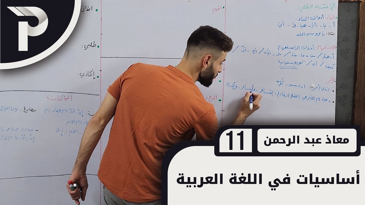 أساسيات في اللغة العربيّة || 11|| الإنشاء الطلبي وغير الطلبي - الخبر وأنواعه - لمحة عن المؤكدات
