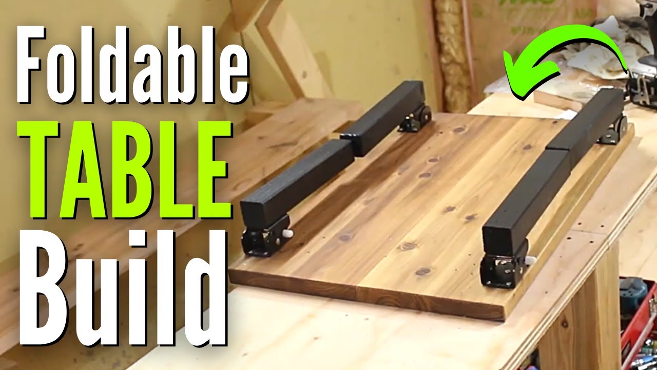 How to Build Foldable Table (Foldable Table Legs DIY)