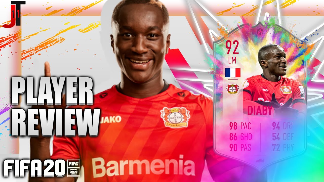 FIFA 20 SUMMER HEAT DIABY 92 PLAYER REVIEW