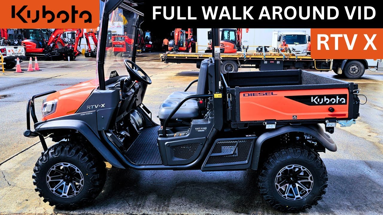 The Kubota RTV X is here - See all the features in this walk around video #kubota