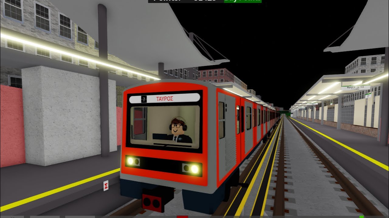 Metro Transport 1.2 Line 1 Cab Ride from Omonia to Tavros Station.