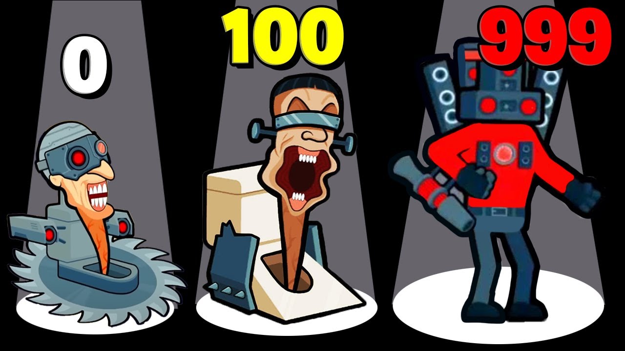 ÉVOLUTION FINALE DES TOILETTES ET CAMÉRAMANS SKIBIDI POUR LA BATAILLE! (Merge War Skibydy vs Kamera)