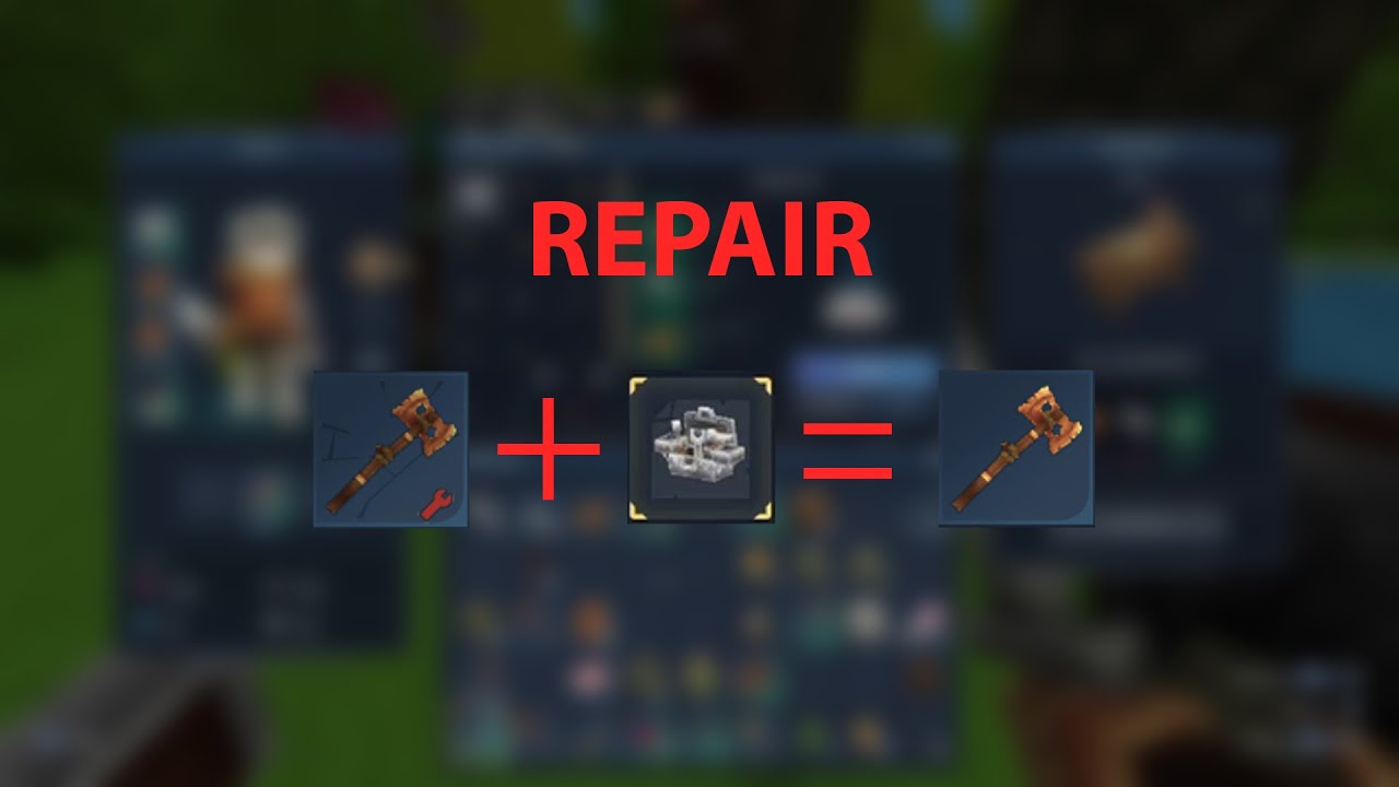Как ремонтировать предметы в Hytale