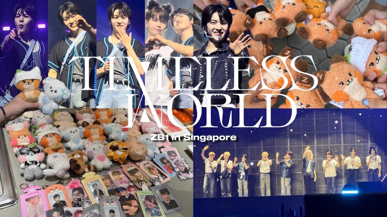 zerobaseone TIMELESS WORLD in singapore 💙 concert vlog