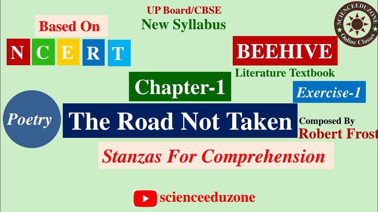 The Road Not Taken Exercise Stanzas for Comprehension