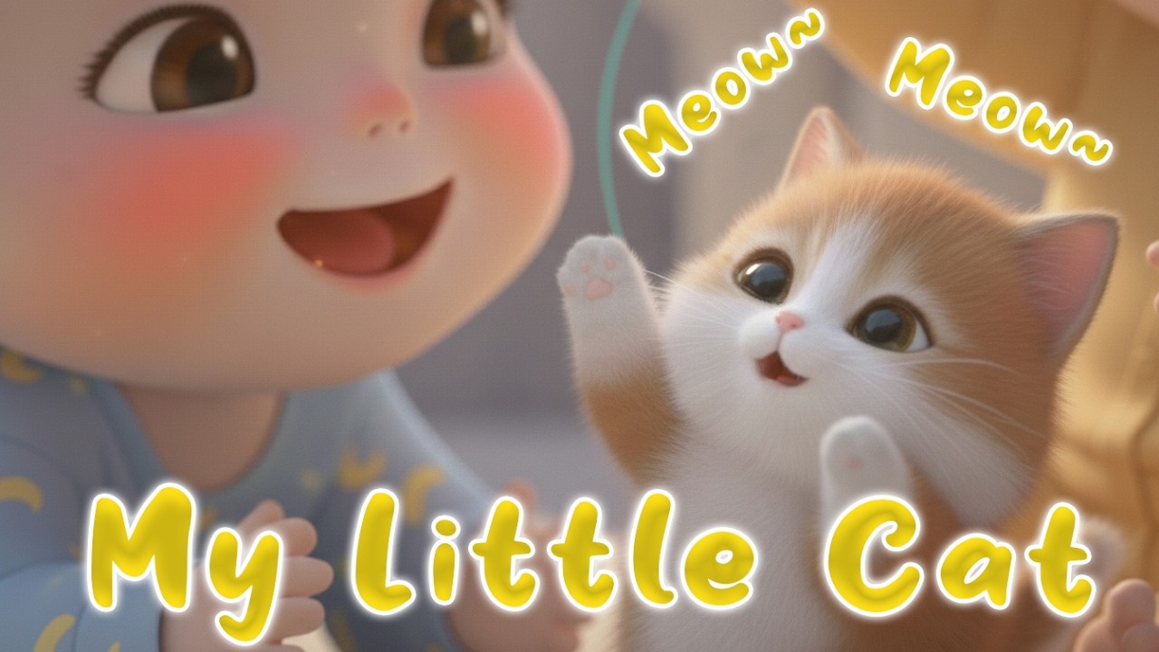 My Little Cat 🐾 Adorable Pet Song for Toddlers