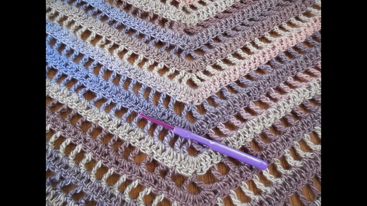 haken tutorial: omslagdoek zomer/herfst