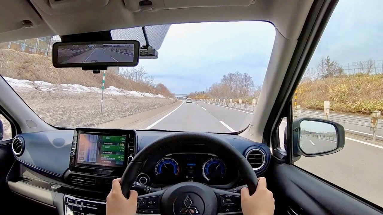 【Test Drive】2019 New MITSUBISHI eKX(cross) MI-PILOT 660cc Turbo 4WD - POV City & HighWay Drive