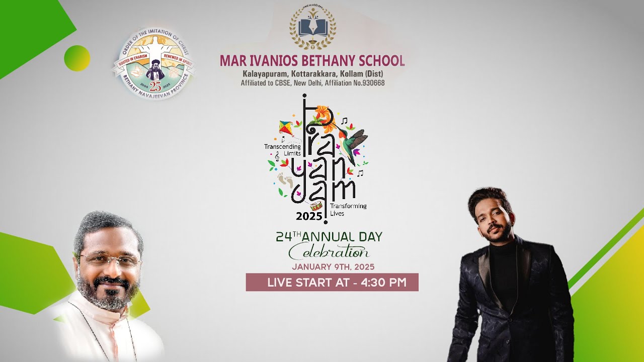 PRAYANAM  '25 Transcending Limits, Transforming Lives | Mar Ivanios Bethany School, Kalayapuram