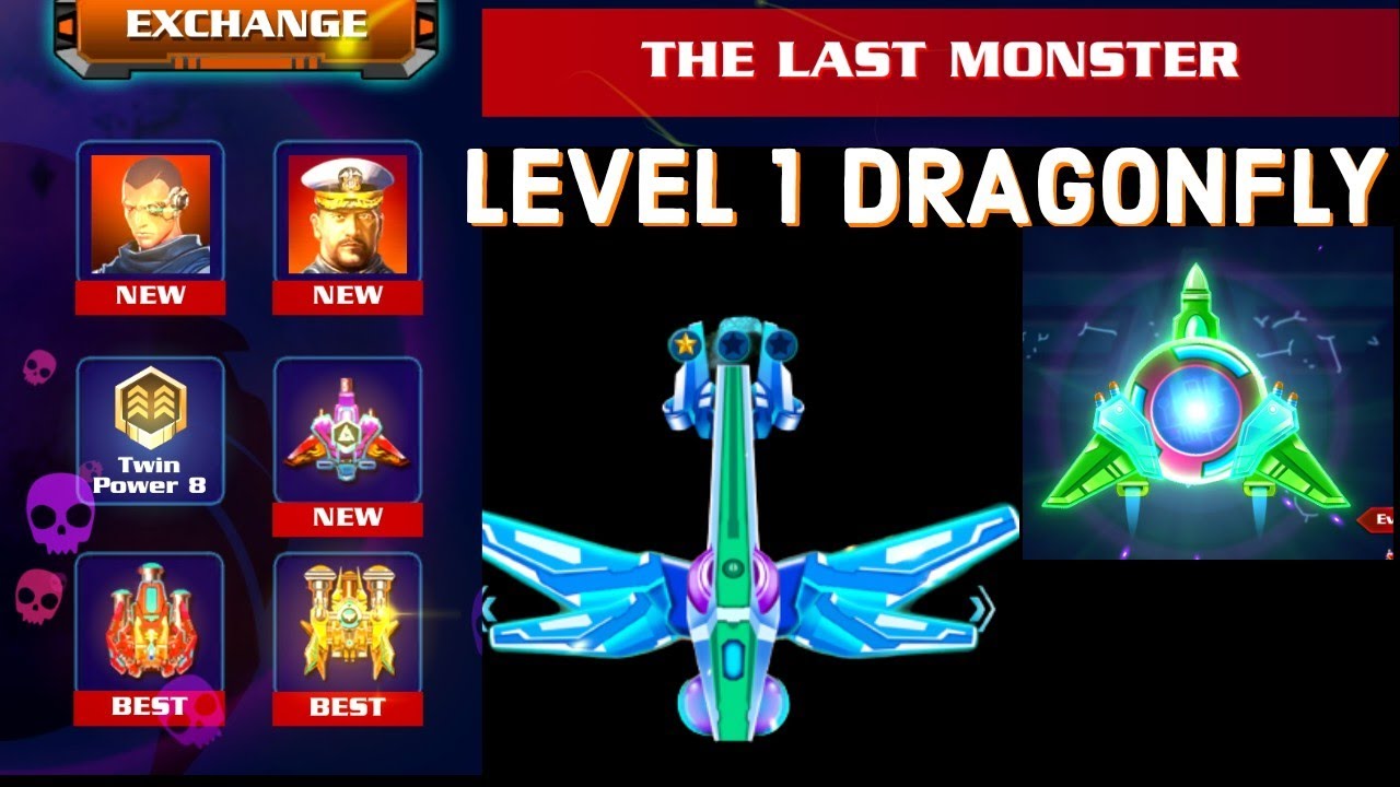 Galaxy Attack Alien Shooter The Last Monster Event 2023 Level 1 Boss Dragonfly @Newapachegamers ​
