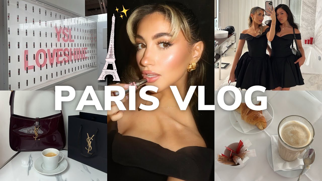 ПАРИЖСКИЙ ВЛОГ: поездка в косметический бренд YSL, Эйфелева башня, шопинг и вечеринка Loveshine с...