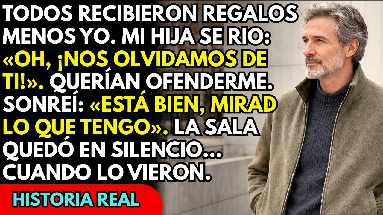 En la cena de Navidad, mi hija dio regalos a todos menos a m&iacute;&hellip; entonces destap&eacute; sus cartas.