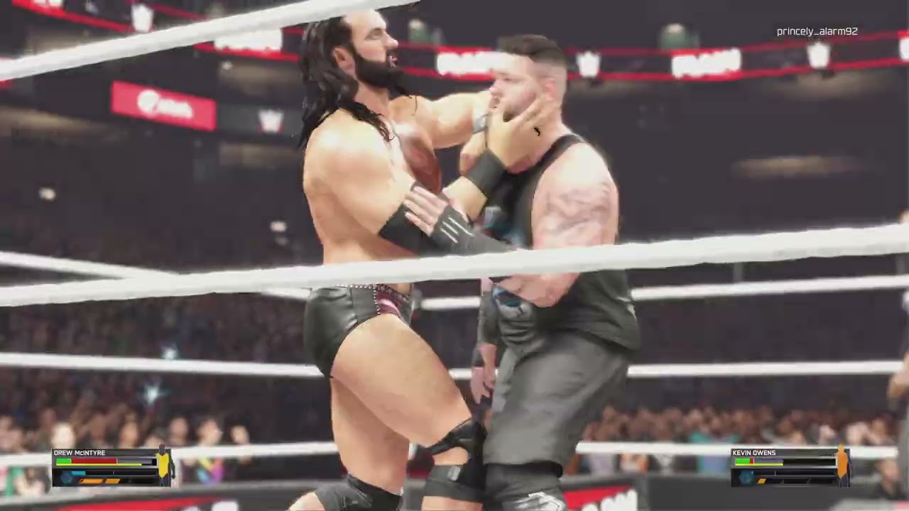WWE 2K25: MyRISE/Mutiny - Drew McIntyre vs. Kevin Owens.