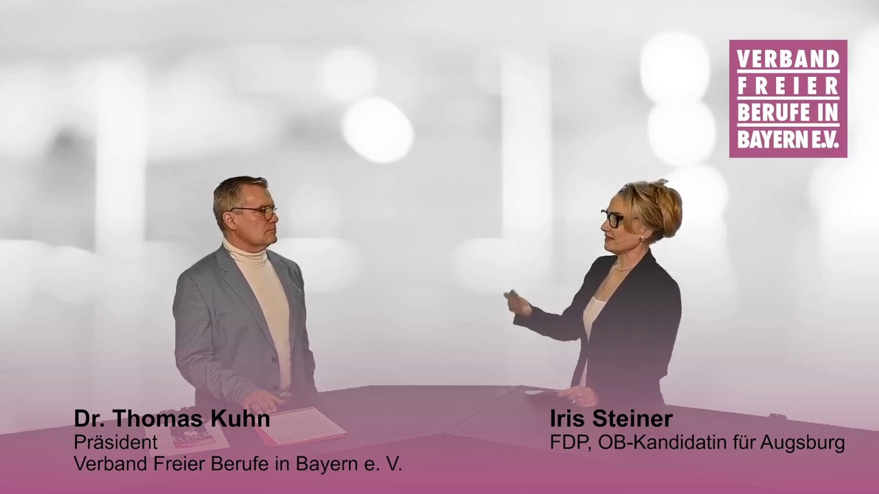 VFB Interview mit Iris  Steiner Bündnis FDP/Pro Augsburg vom 09.1.2026