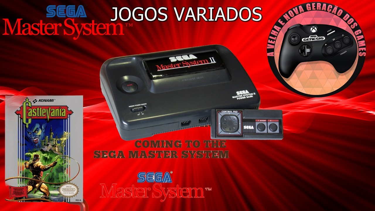 MASTER SYSTEM JOGOS VARIADOS DEMO CASTLEVANIA