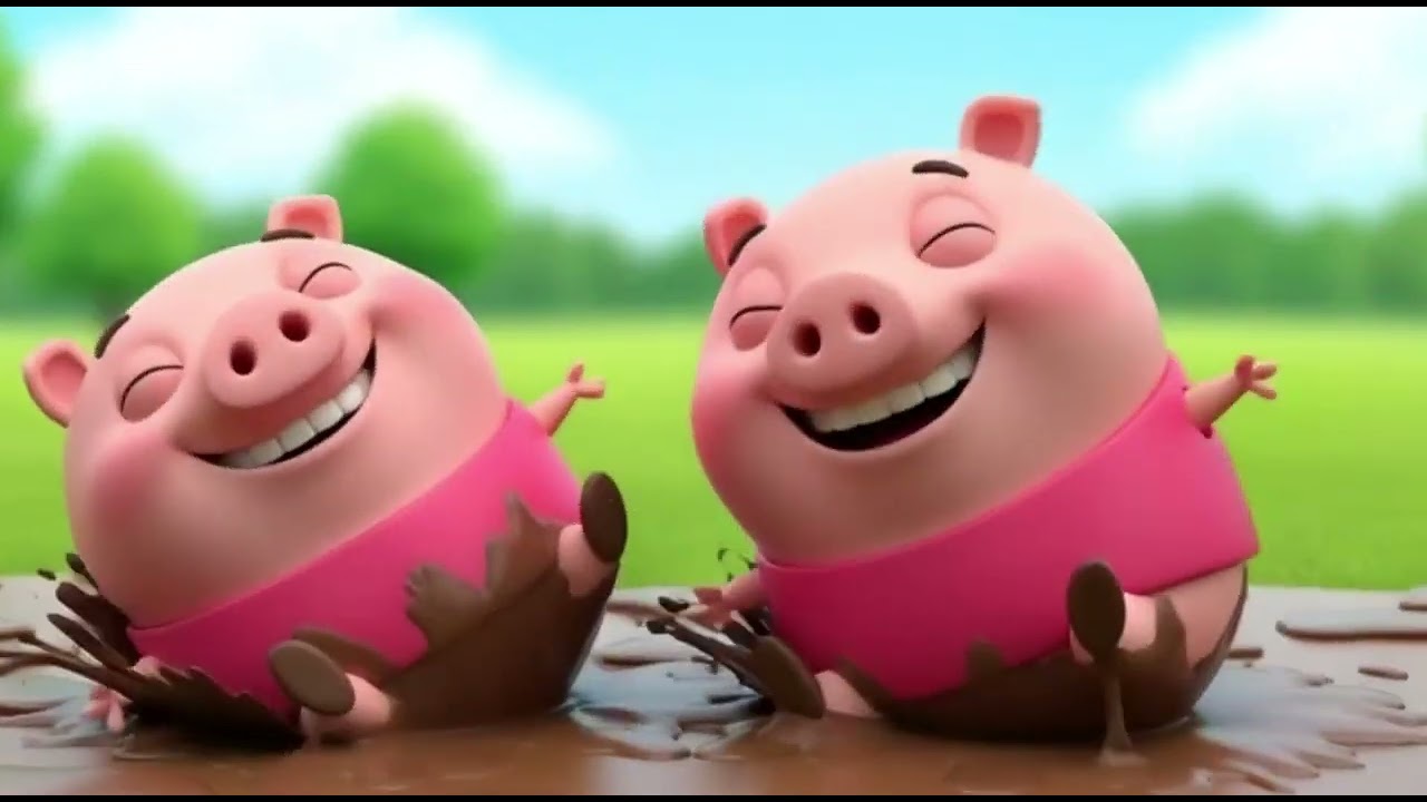 Papa Pigs On The Sunny Farm 🐷
