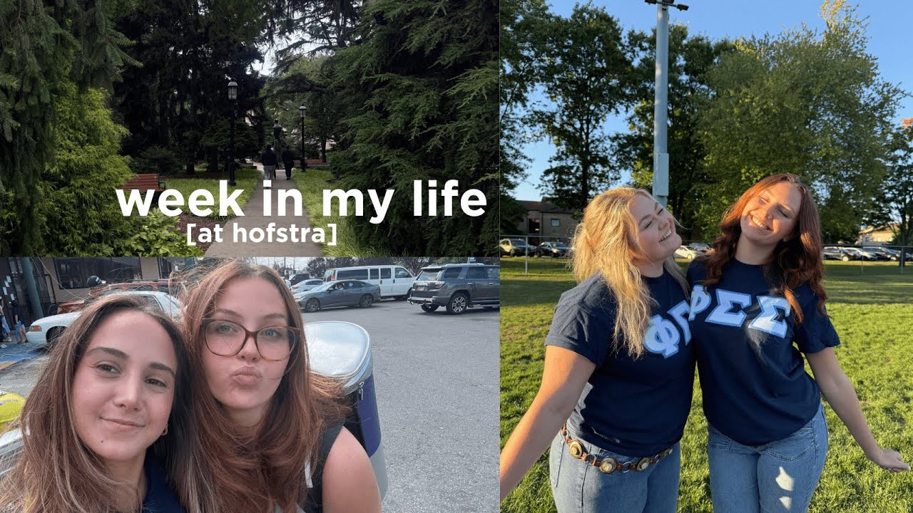 busy week in the life as a college student at hofstra university