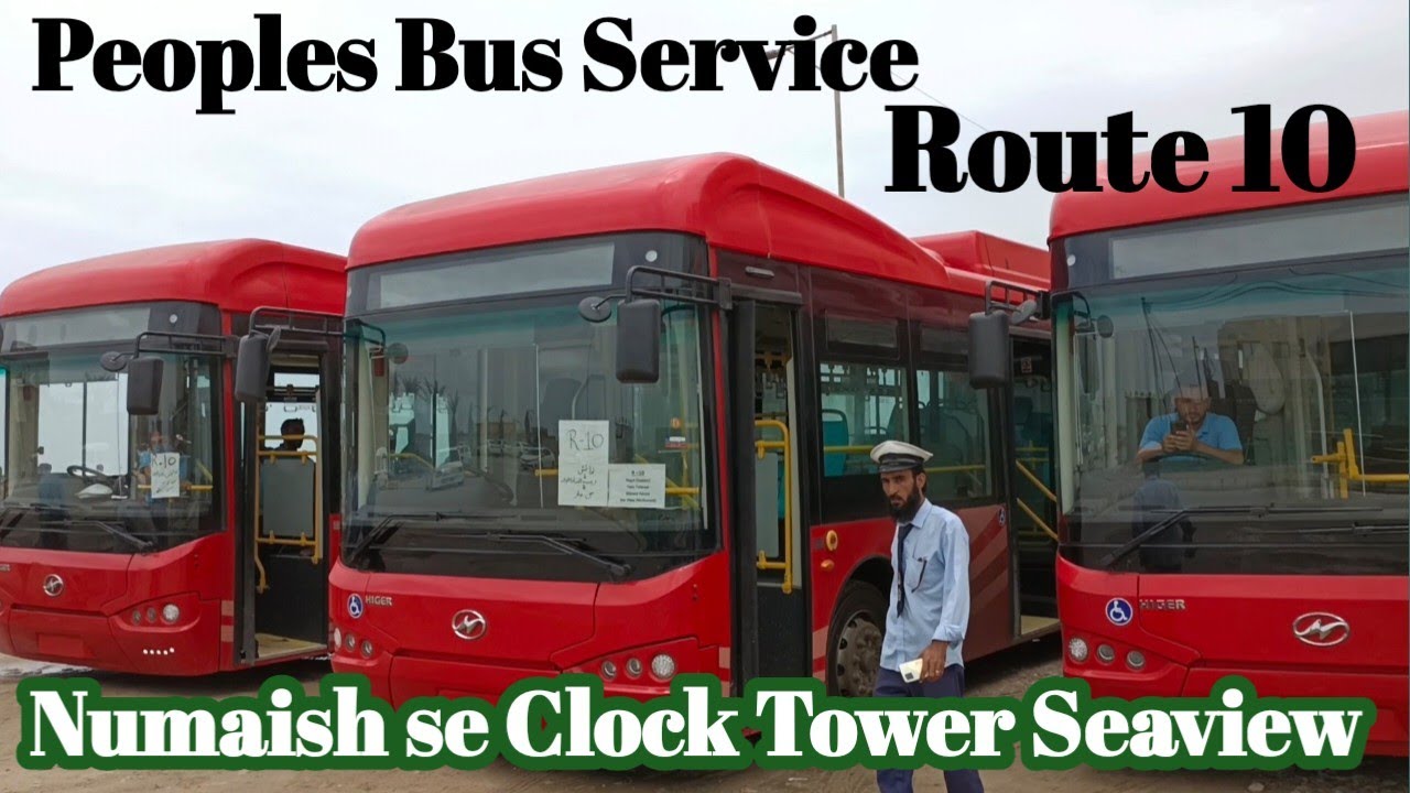 Peoples Bus Service Route 10 | Numaish to Clock Tower Seaview | Complete Route Information