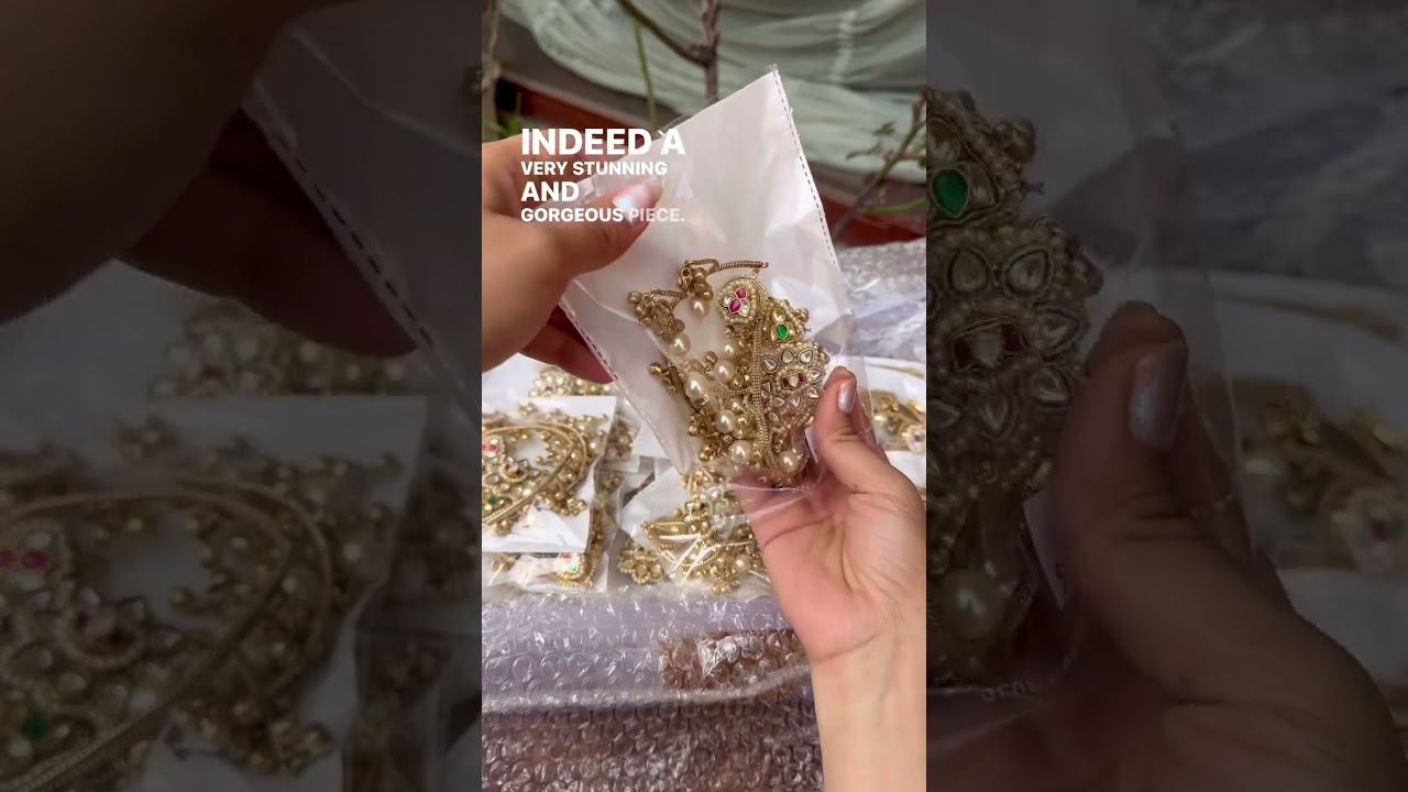 heavy jhumka #Kashmiri #cultural #traditional long chain #earring #lightweight #indianjewellery