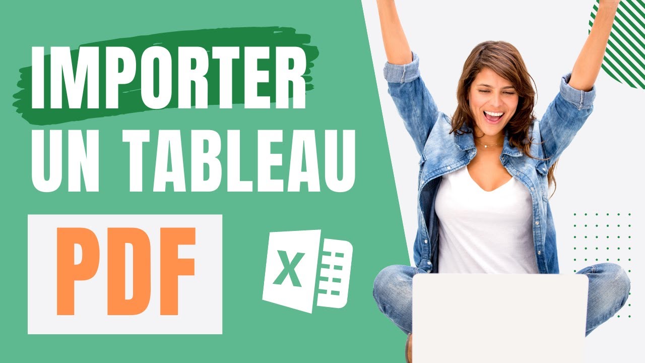 Comment importer des données d'un PDF vers Excel