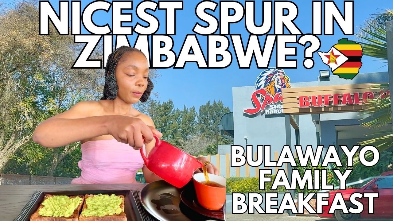 Buffalo Hills Spur Bulawayo | Лучшее место для завтрака в Зимбабве? (Влог «День в Булавайо»)