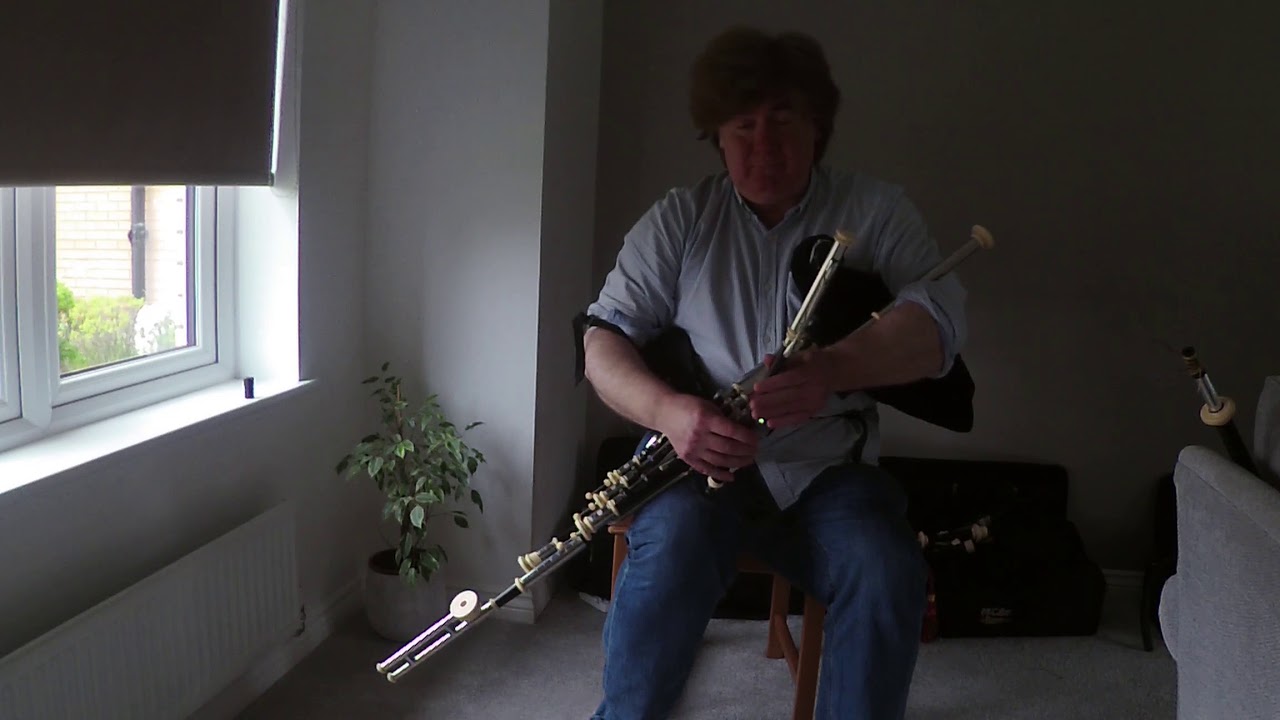 The First Set of Uilleann Pipes Set-Up (Since Lockdown)