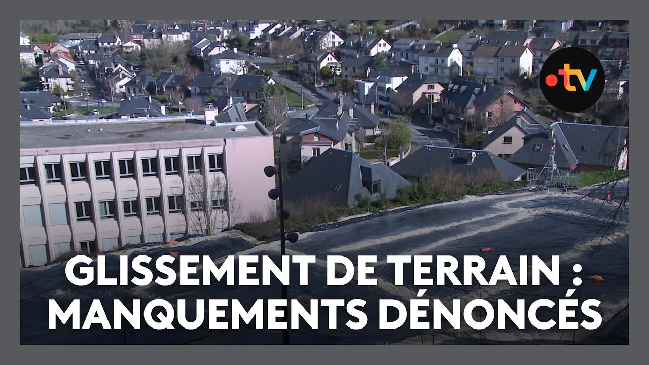 Le glissement de terrain a Rodez soulève la polémique dans la campagne des municipales