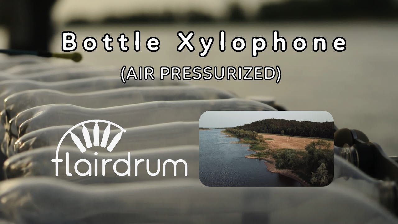 flairdrum - Bottle Xylophone at the River Elbe