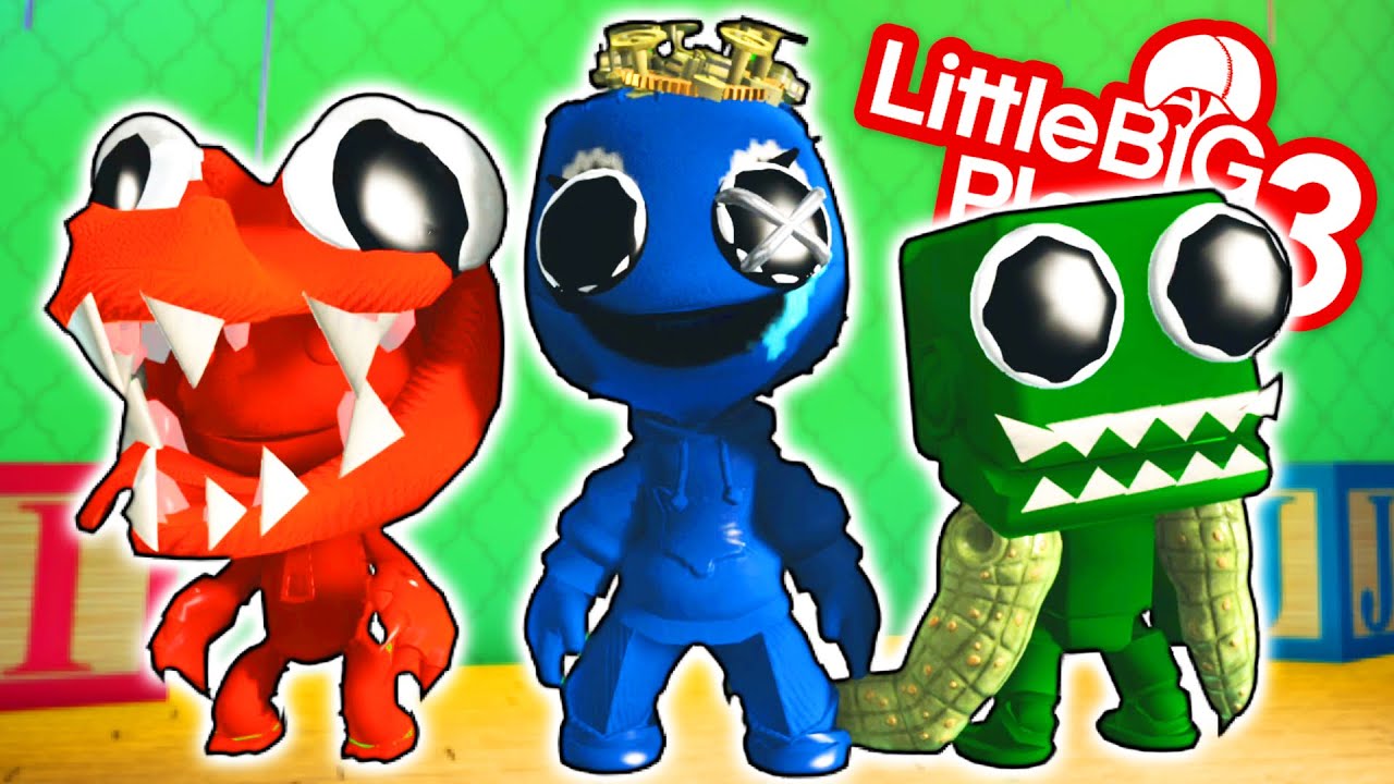 Rainbow Friends Costumes - LittleBigPlanet 3 PS5 Gameplay | EpicLBPTime
