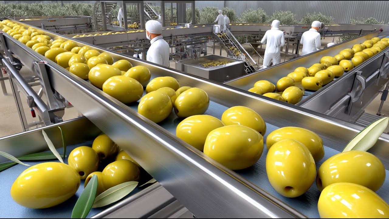 Inside a modern olive oil mill: FULL PROCESS: from fresh olives to bottled extra virgin olive oil