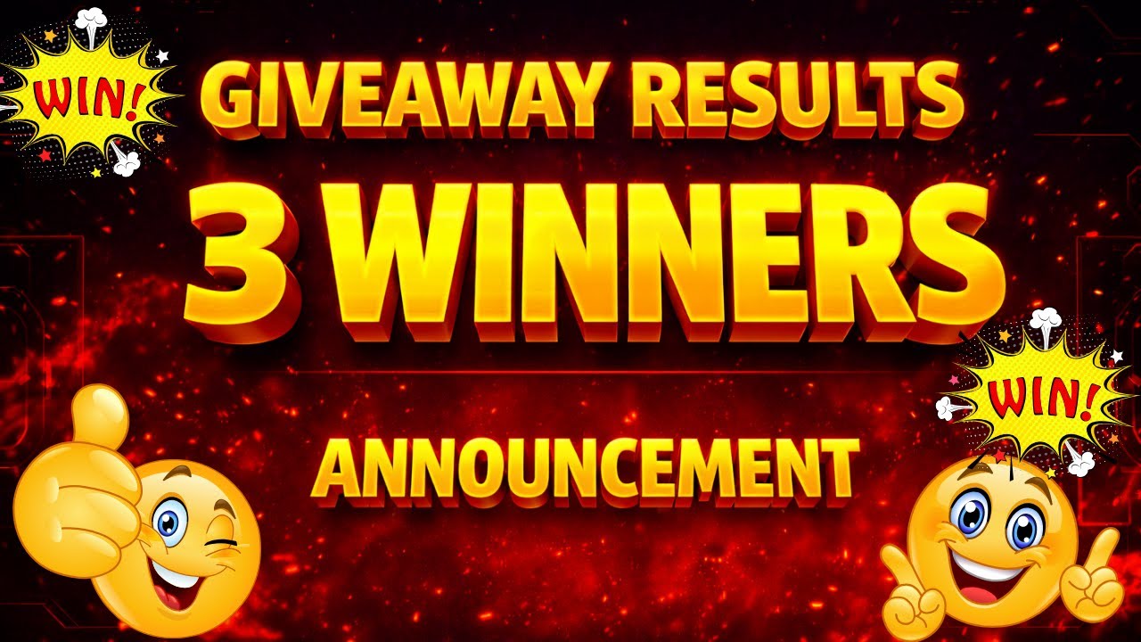 Giveaway Results | 3 Winners Announcement  | Castle Clash