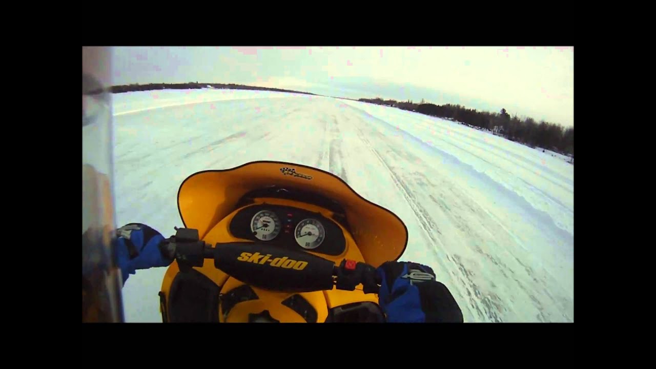 2002 MXZ 700 on the way to speed test(radar run)