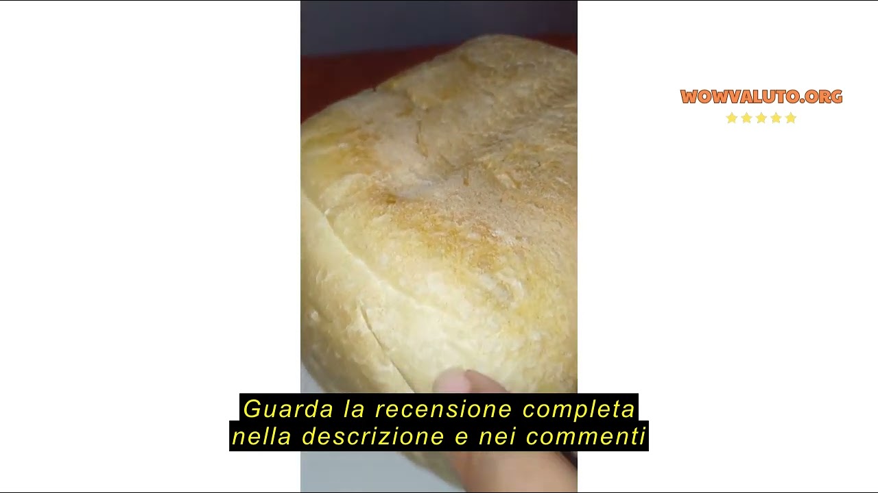 Recensione del Elite Gourmet, Macchina per il pane programmabile EBM8103B, 3 formati di pane, 19 fun