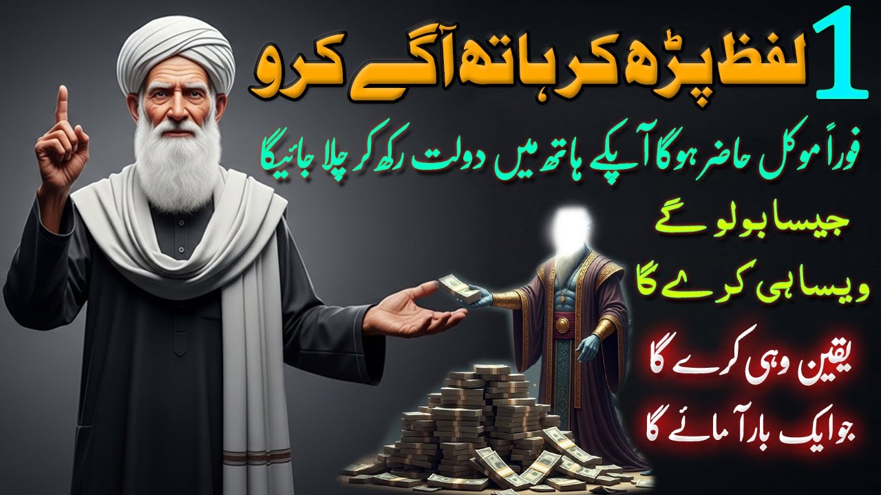 1 Lafz Parh Kar Hath Agay Karo | Muakal Hazir Hoga | Rizq Dolat Hasil Karne Ka Khas Amal
