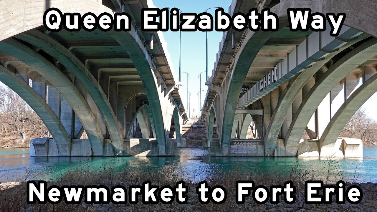 Toronto Freeways - Queen Elizabeth Way - Newmarket to USA Border, Fort Erie
