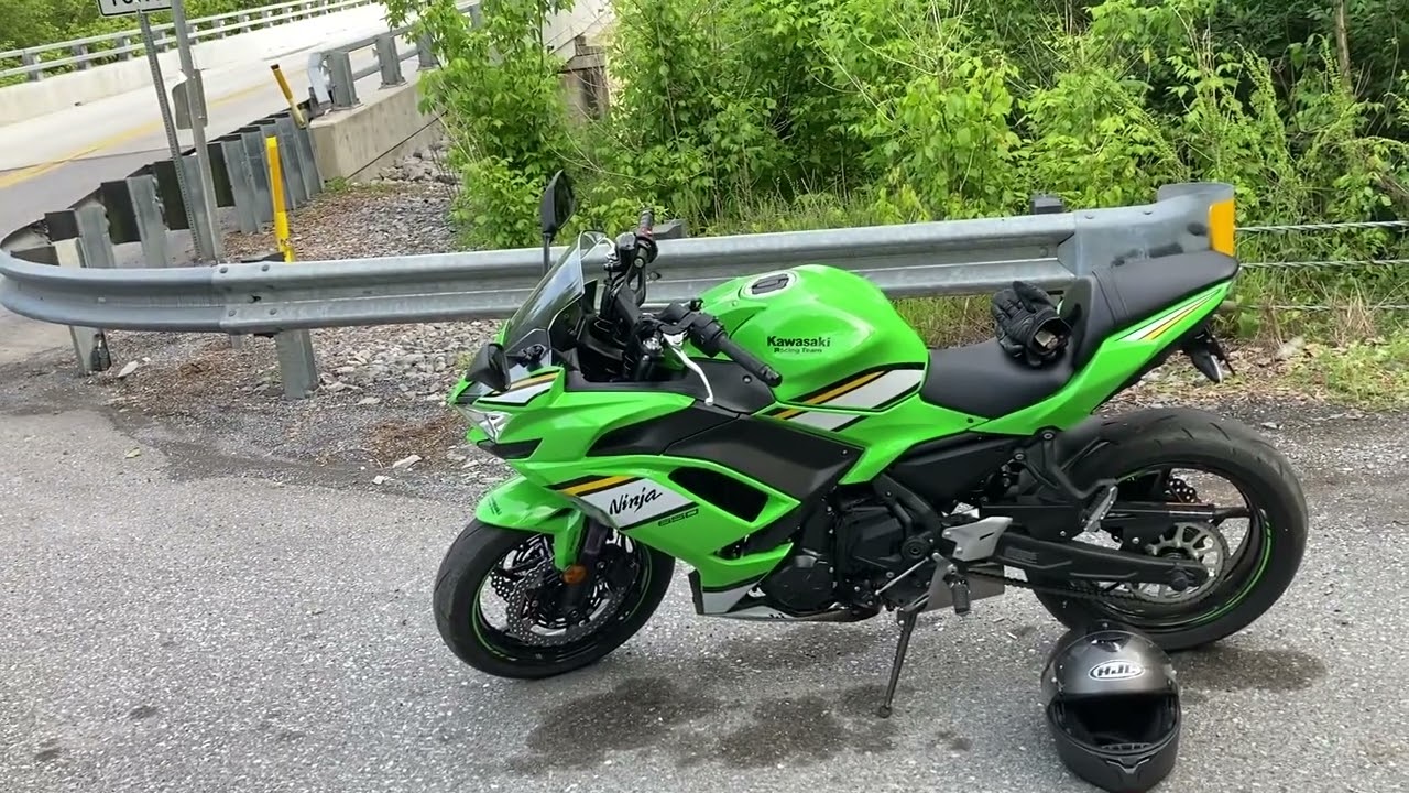 I bought a 2025 Kawasaki Ninja 650 abs in KRT ￼Green