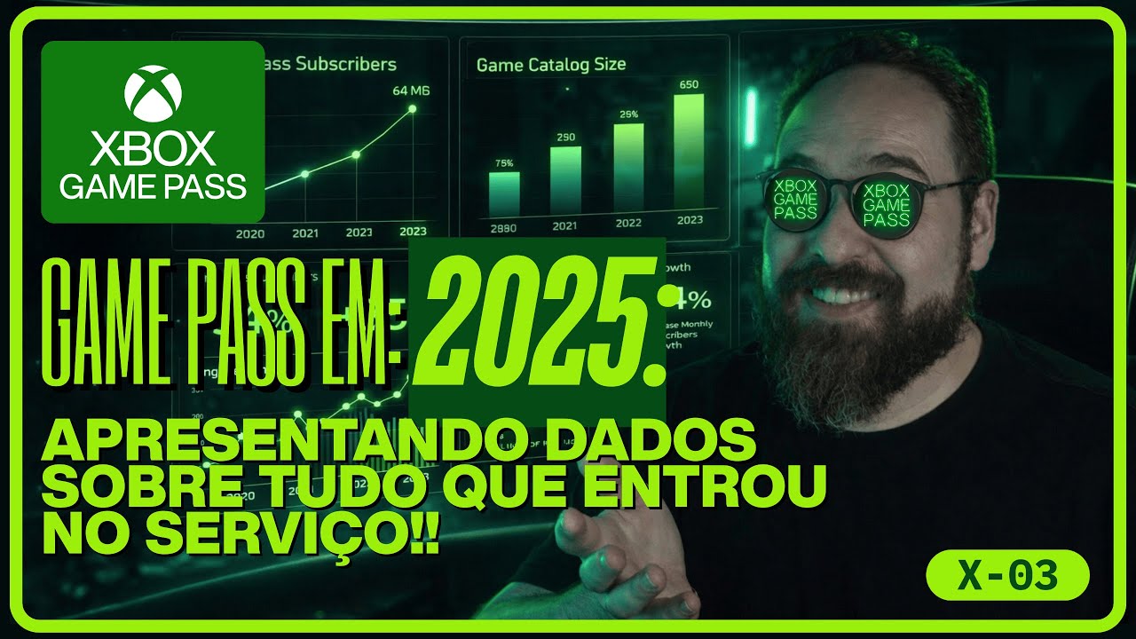 Game Pass em: 2025 | Apresentando dados sobre tudo que entrou no serviço