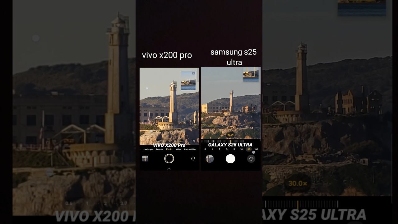 Samsung s25 ultra vs vivo x200 pro zoom test