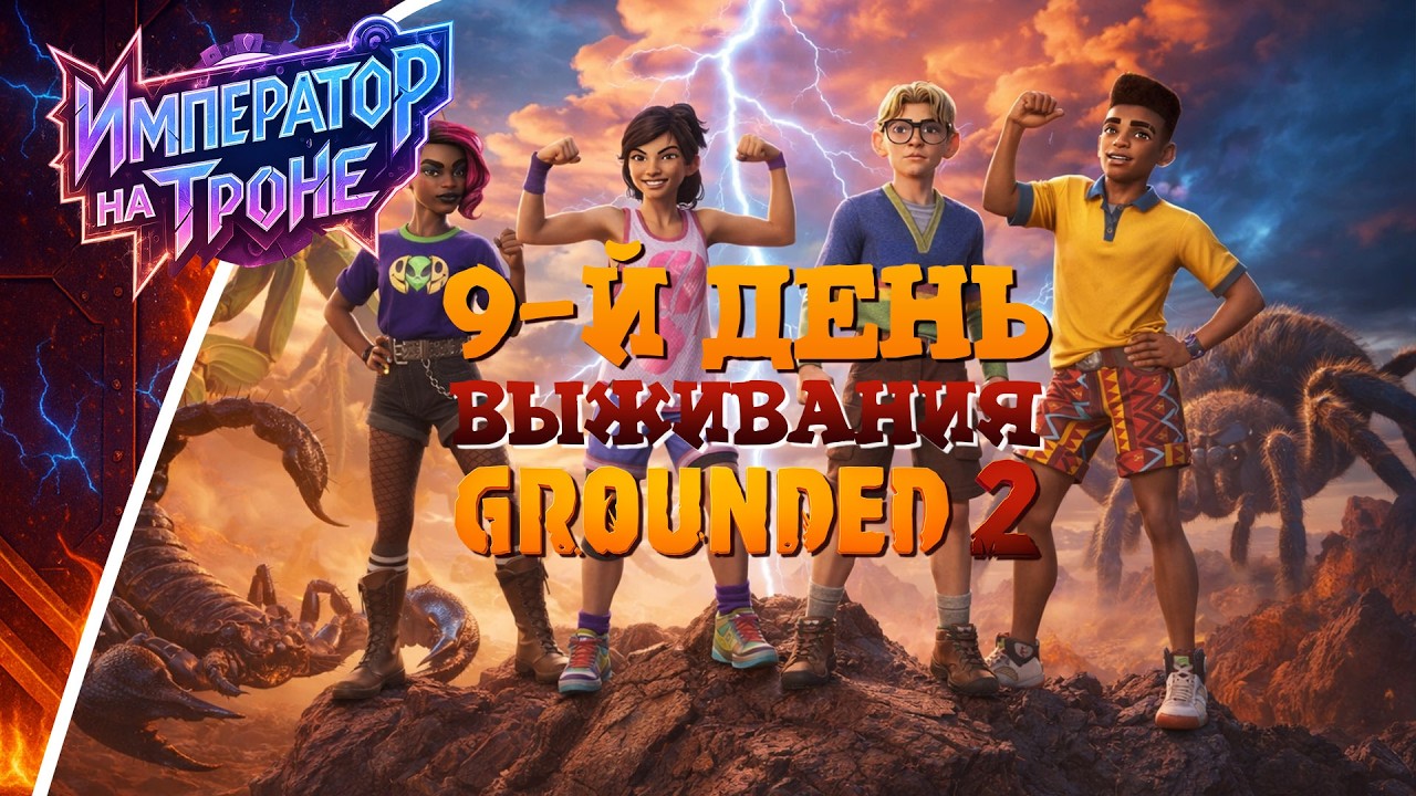ДЕВЯТЬ ДНЕЙ ВЫЖИВАНИЯ В GROUNDED 2 | Страшный паук-волк