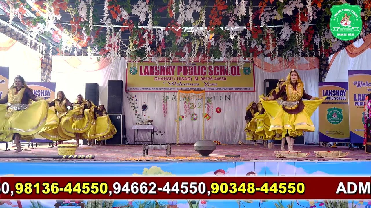 Tata Pani Samundra Ka Haryanavi Lock Nritya || Lakshay Public School Hisar || Haryanavi Dance