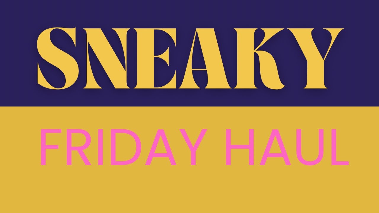 Sneaky Friday Thrift Haul - from over priced to under priced and a great sale!