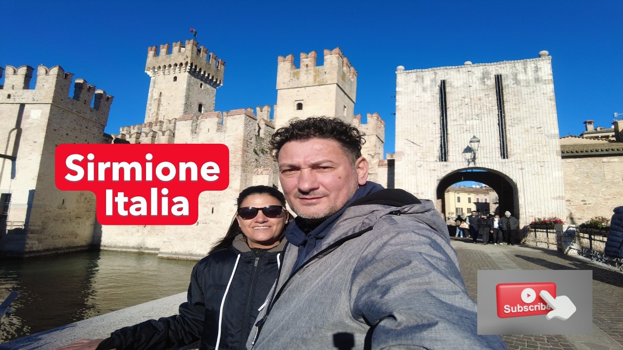 🎥 Sirmione – Perla Lacului Garda | Castelul Scaliger și farmecul celui mai romantic oraș din Italia.