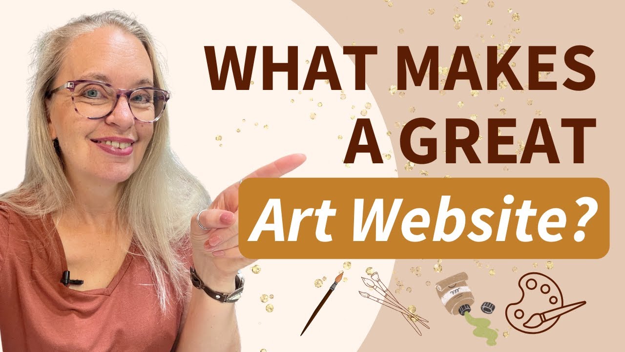 What Makes A Great Art Website | website tips for artists #artbusinesstips