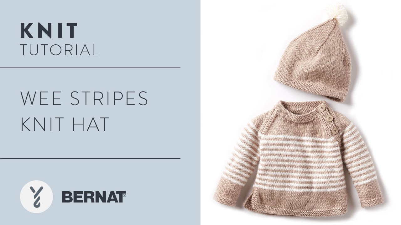 How to Knit the Wee Stripes Baby Hat | Easy Knit Hat Tutorial with GoodKnit Kisses