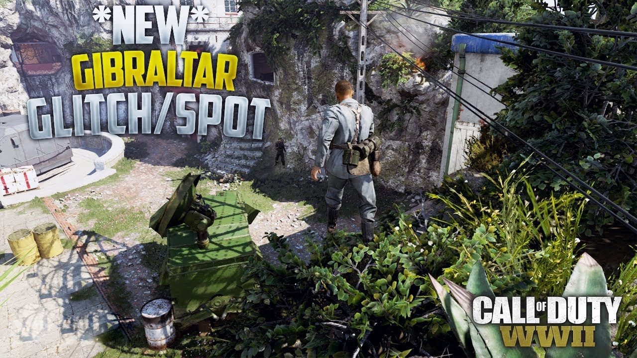 CoD WWII *NEW* BEST Gibraltar Glitch/Spot